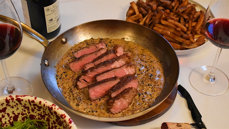 Wow Your Valentine with Steak au Poivre, Plus 9 Wine Pairings